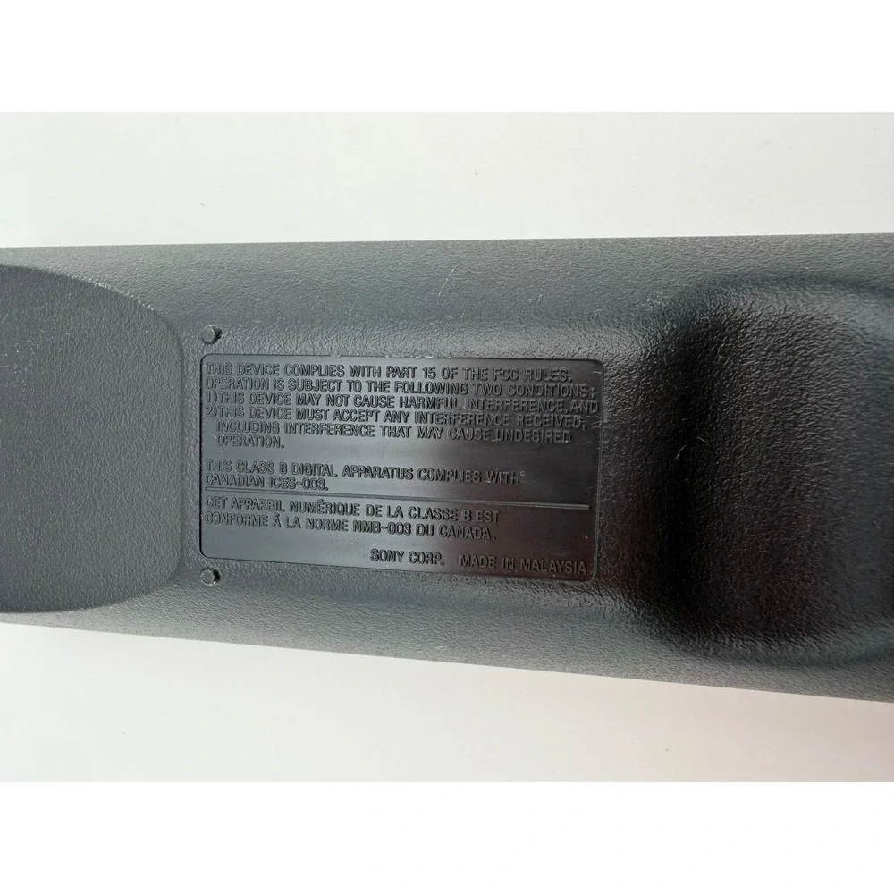 Sony RM-YA001 TV Remote Control Silver OEM Replacement Wega Gate Bravia